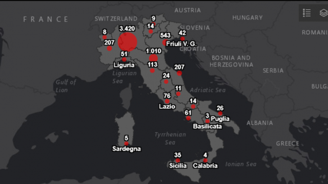 Monitoraggio della situazione #coronavirus